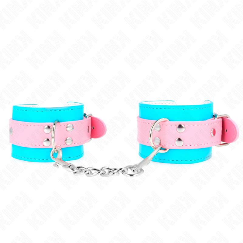 KINK – GRAZIOSI POGGIPOLSI BLU/ROSA REGOLABILI 16-28 CM X 5 CM