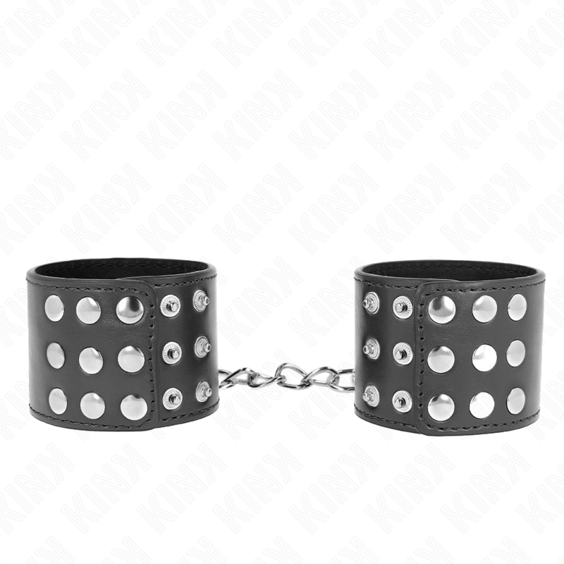 KINK – RESISTENZA DA POLSO CON CHIUSURA A SCATTO NERA REGOLABILE 19-24 CM X 5,5 CM