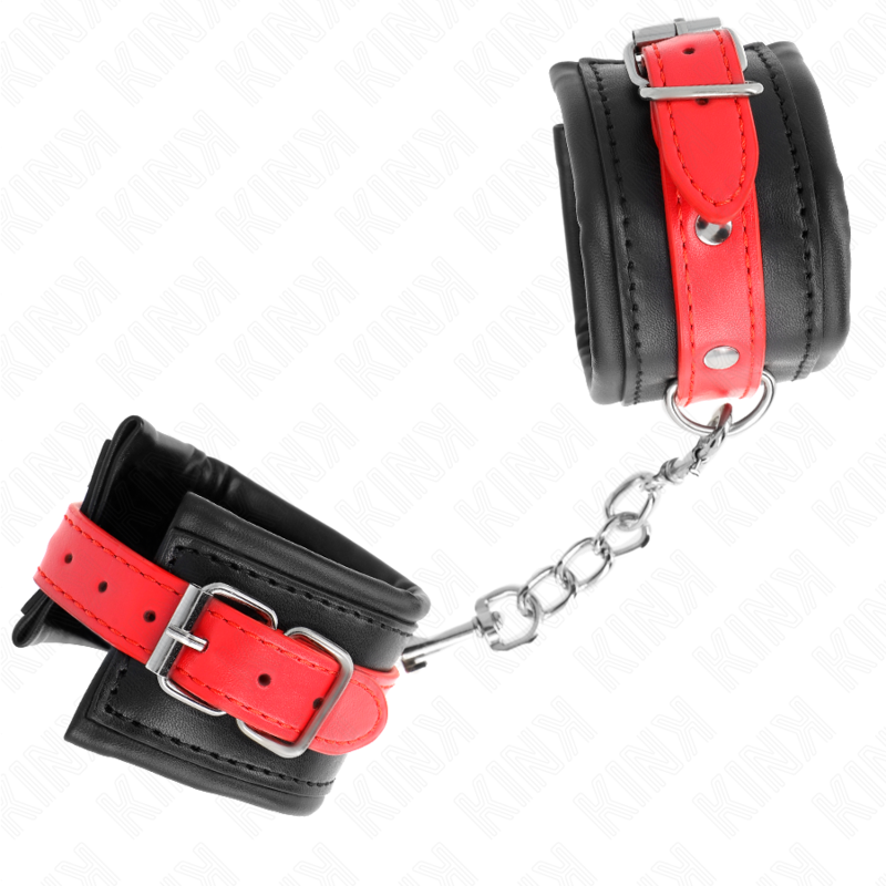 KINK – RESISTENZA DA POLSO NERA CON CINTURA ROSSA REGOLABILE 17-28 CM X 6 CM