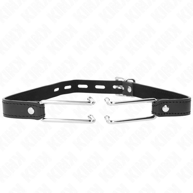 KINK – GANCIO IN METALLO 11.5 CM CON CINTURINO IN SIMILPELLE REGOLABILE 39-58 CM X 2 CM