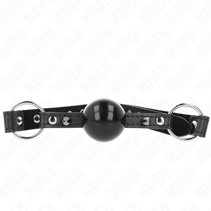 KINK – BALL GAG 4 CM CON RIVETTO PUNTA E CHIUSURA A SCATTO 65 x 2 CM