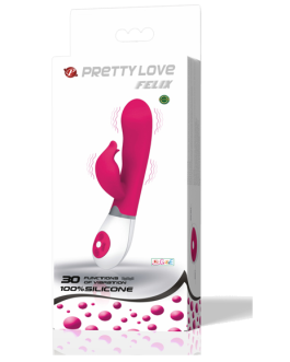 PRETTY LOVE – FLIRTATION VIBRATORE CON STIMOLATORE FELIX