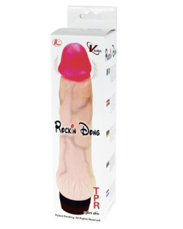 Vibratore in TPR 21,5 x 4 cm ‘ROCKIN DONG SKIN III’ BAILE