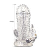 Estensione del pene vibratore 'Brave Man Rabbit' 18 x 4 cm BAILE