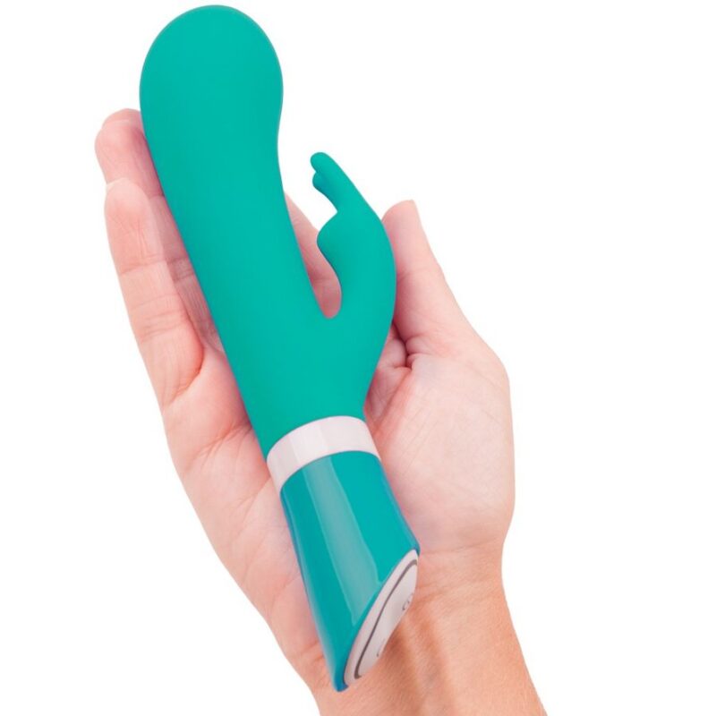 Vibratore rabbit in silicone giada 'BWILD DELUXE BUNNY' B SWISH - immagine 3