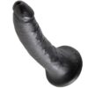 KING COCK - 7 DILDO NERO 17.8 CM - immagine 4