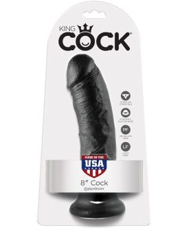 KING COCK – 8 DILDO NERO 20.3 CM