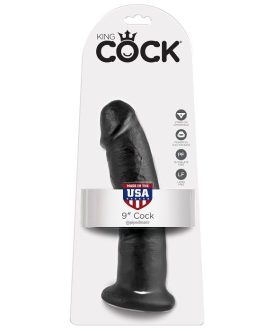 KING COCK – 9 DILDO NERO 22.9 CM