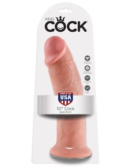 Dildo realistico con ventosa 25.4 cm ’10 Cock’ KING COCK