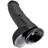 KING COCK - 10 DILDO NERO CON SFERE 25.4 CM - immagine 5