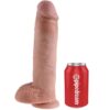 KING COCK - 11 DILDO CARNE CON SFERE 28 CM - immagine 5