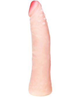 DILDO SILICONA TACTO PIEL  REALISTICO 19CM