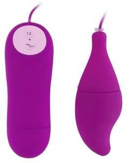 Ovetto vibrante in silicone viola ‘PLEASURE SHELL 12’ BAILE