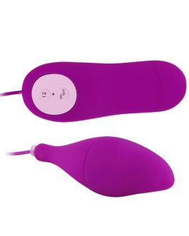 Ovetto vibrante in silicone viola ‘PLEASURE SHELL 12’ BAILE
