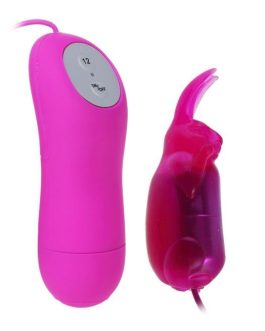 Vibratore mini rabbit in silicone lilla BAILE