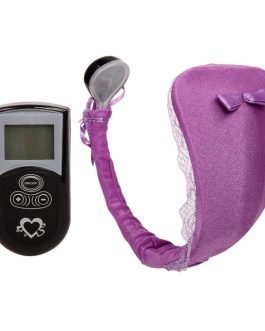 TANGA CON VIBRADOR CON CONTROL REMOTO LILA
