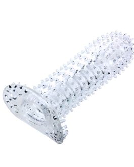 PENIS SLEEVE WITH STIMULATING POINTS PINK 14 CM