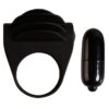 Anello vibrante per il pene 'Chester' nero PRETTY LOVE