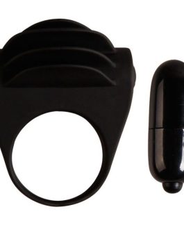Anello vibrante per il pene ‘Chester’ nero PRETTY LOVE