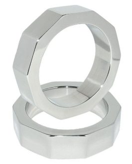 Anello ‘Dado’ per pene o testicoli in acciaio Ø 50 mm METAL HARD