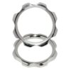 Anello 'Torque' per pene o testicoli in acciaio Ø 45 mm METAL HARD - immagine 2