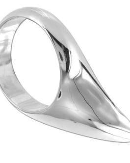 Anello a goccia per il pene in acciaio Ø 50 mm METAL HARD