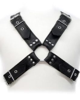 IMBRACATURA CON FIBBIE DEL CORPO IN PELLE