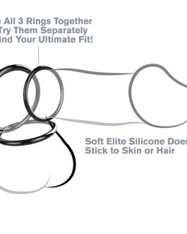 FANTASY C-RINGZ – SET 3 ANELLI STAMINA IN SILICONE