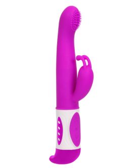 Vibratore rabbit in silicone lilla ‘HUGH’ PRETTY LOVE SMART