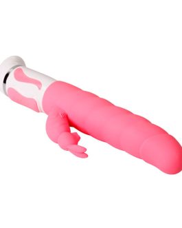 Vibratore rabbit in silicone rosa ‘STEVEN’ PRETTY LOVE SMART
