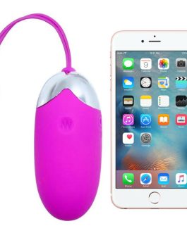 Ovetto vaginale vibrante fucsia con APP Abner PRETTY LOVE