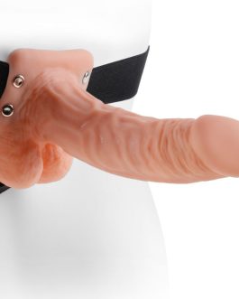FETISH FANTASY SERIES – SERIES 7 HOLLOW STRAP-ON CON SFERE 17.8CM CARNE