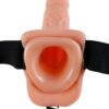FETISH FANTASY SERIES - SERIES 7 HOLLOW STRAP-ON CON SFERE 17.8CM CARNE - immagine 5