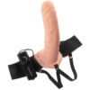 FETISH FANTASY SERIES - 19 CM STRAP-ON CAVO VIBRANTE MARRONE - immagine 3