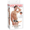 FETISH FANTASY SERIES - 19 CM STRAP-ON CAVO VIBRANTE MARRONE - immagine 5