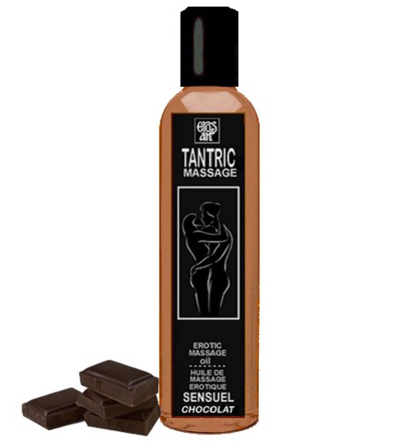 Olio afrodisiaco per massaggio tantrico al sapor di cioccolato 30ml