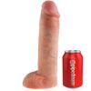Strapon cavo con maxi dildo carne da 28 cm KING COCK PIPEDREAM - immagine 4