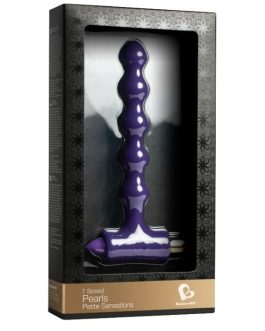 Plug anale vibrante con palline in morbido silicone ROCKS-OFF