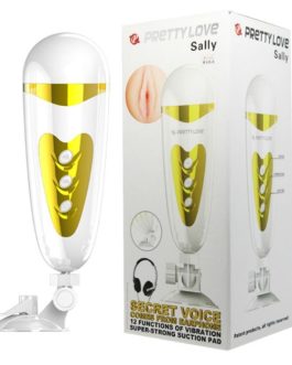PRETTY LOVE – MASTURBATORE MASCHILE CON VIBRAZIONE E SUONO SALLY