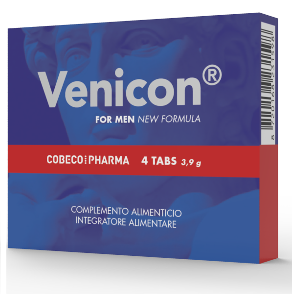 Pillole per erezione 4compresse VENICON FOR MEN
