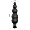 PRETTY LOVE PLUG ANAL SILICONA ESTIMULACION EXTRA Y 12 MODOS VIBRACION - NEGRO - immagine 5