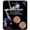 Palline brasiliana con aroma di fragola e champagne SECRET PLAY set 2