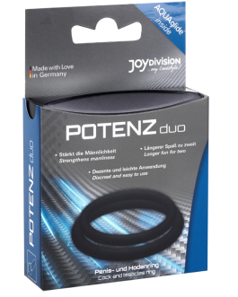 JOYDIVISION POTENZDUO – ANELLI NERO – M