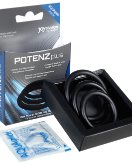 Set 3 anelli per il pene nero ‘POTENZplus’ JOYDIVISION