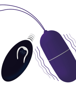 Ovetto vibrante telecomandato viola ‘FLIPPY EGG I’ INTENSE