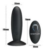 PRETTY LOVE - BOTTOM - PLUG ANAL RECARGABLE CON VIBRACION Y MANDO - immagine 3