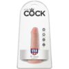 KING COCK - DILDO CON SFERE 14 CM - CARNE - immagine 4