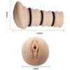 CRAZY BULL - MASTURBADOR CON ANELLI VAGINA MODELLO 2 - immagine 5