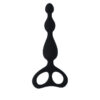 Plug anale in silicone nero 17.5 cm 'Danti' INTENSE - immagine 3