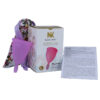 Coppa mestruale in silicone medico viola tg.L NINA KIKÍ